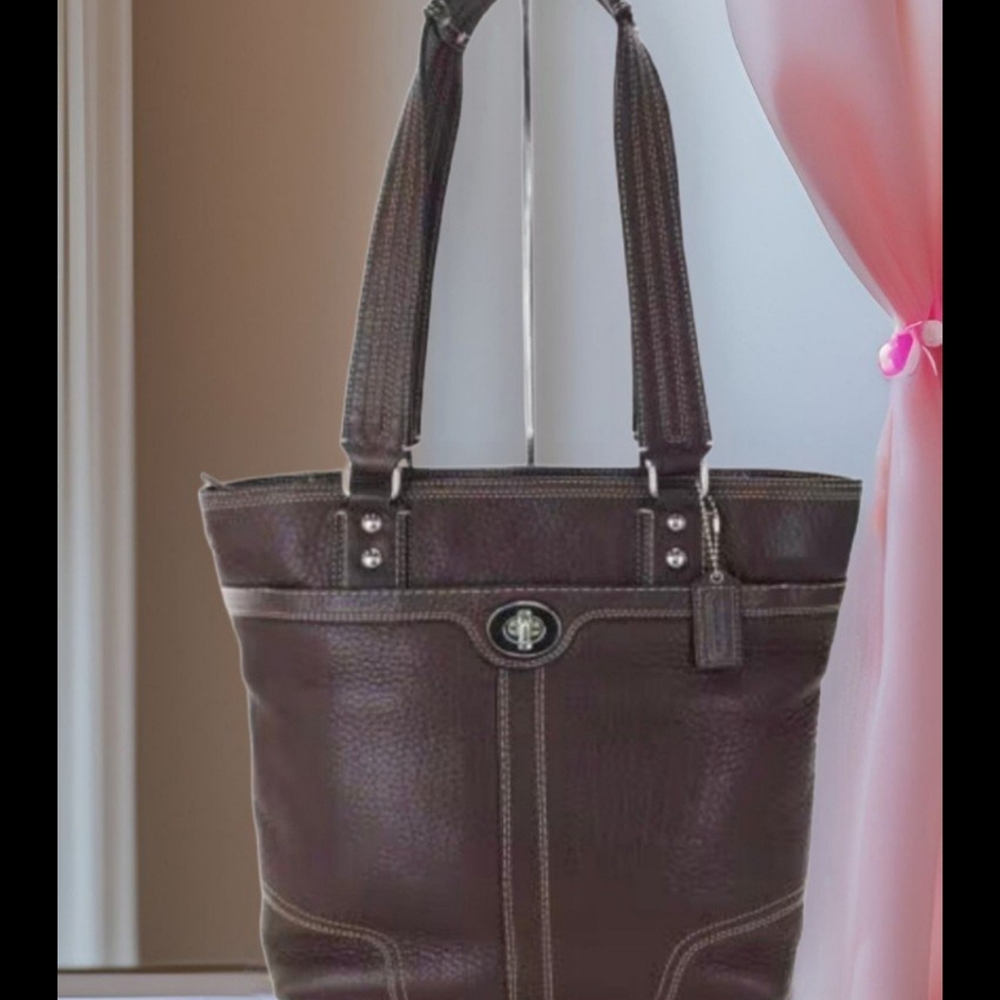 Coach Hampton Tote Bag.